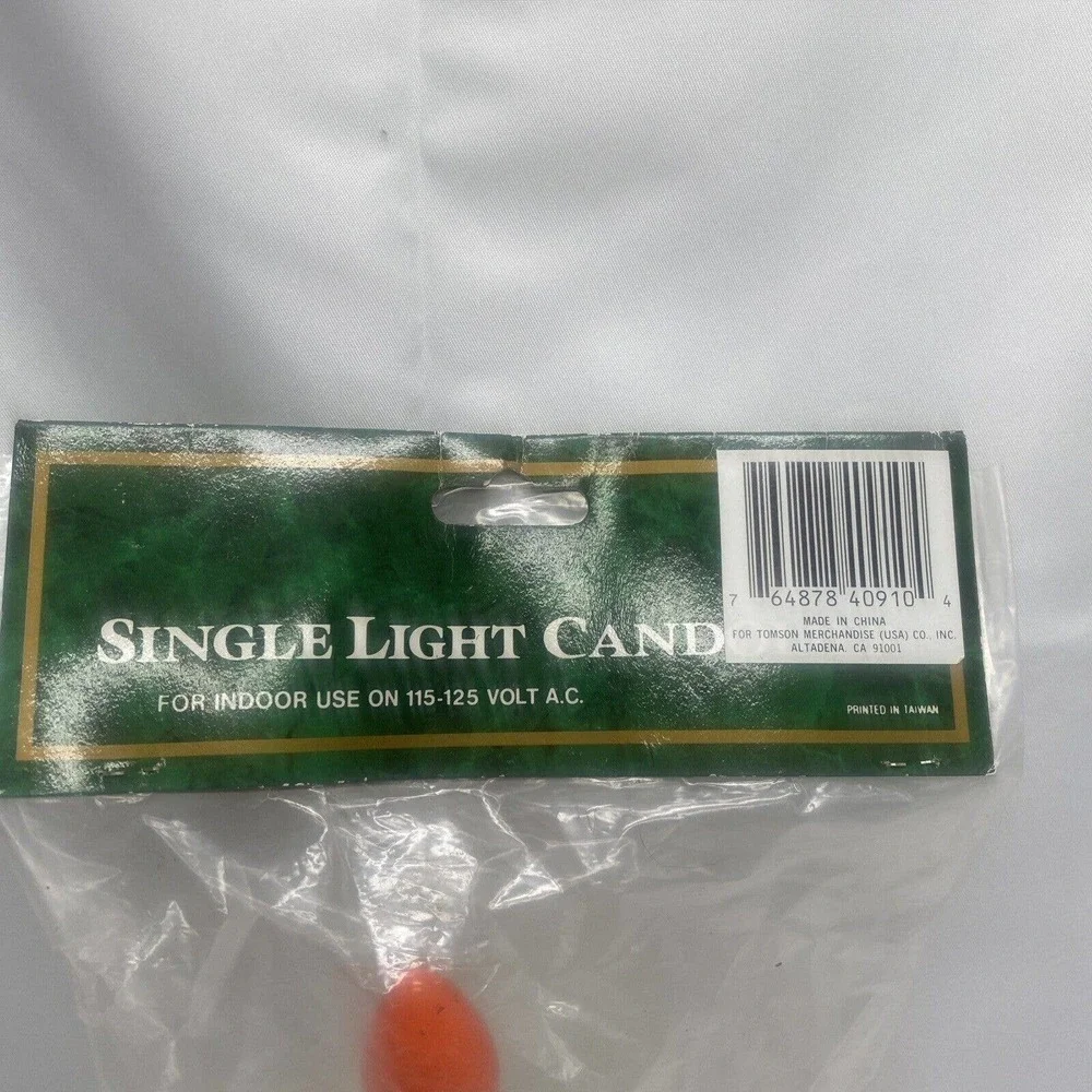 Vintage Electric Window Candle Light Christmas Wax Drip Memorial Lamp Candolier